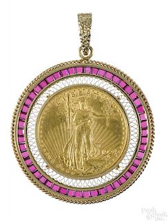 Twenty dollar 1924 gold coin
