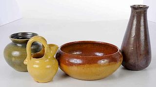 Four Pieces of North Carolina Pottery