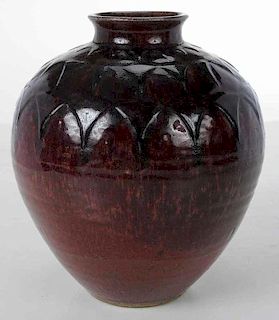 Ron Ponce Stoneware Vase