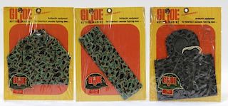 3 Hasbro G.I. Joe Action Marine Equipment Cards