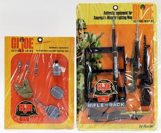 RARE Hasbro 1967 GI Joe Action Marine Rifle Rack