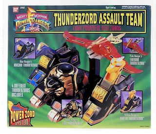 1994 Bandai MMPR Thunderzord Assault Team AFA 85
