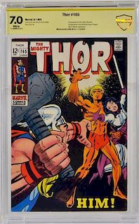 Marvel Comics Thor No.165 CBCS Gold 7.0 Stan Lee
