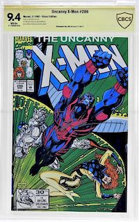 Marvel Comics Uncanny X-Men No.286 CBCS Gold 9.4