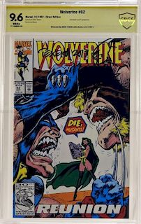 Marvel Comics Wolverine No.62 CBCS Gold 9.6