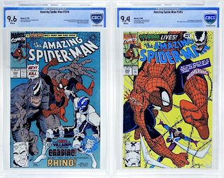 Marvel Comics Amazing Spider-Man No.344 345 CBCS