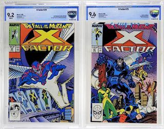 Marvel Comics X-Factor No.24 & 25 CBCS 9.2 & 9.6