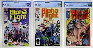 3 Marvel Comics Alpha Flight No.33 34 106 CBCS
