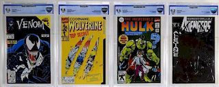 4 CBCS Graded Marvel Comics Variant Cover Books