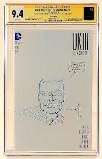 Frank Miller Dark Knight III Batman Sketch Cover