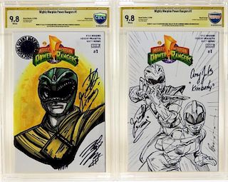 2 Mighty Morphin Power Rangers No.1 Sketch Covers