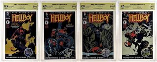 Dark Horse Comics Hellboy No.1-4 Sgd. Ron Perlman