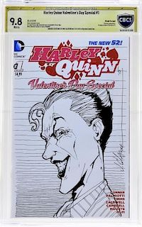 Harley Quinn Valentine's Day Jim Calafiore Sketch