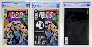 2 D.C Comics Batman No.497 & No.515 CBCS 9.6