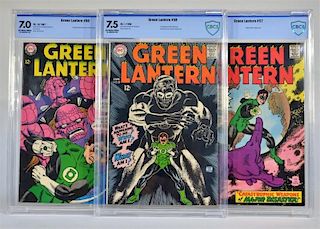 3 D.C Comics Green Lantern No.56 to 58 CBCS Graded