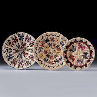 Paiute Polychrome Baskets with Butterflies