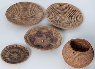 Collection of Navajo Baskets