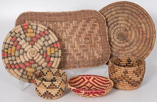 Collection of Hopi Baskets