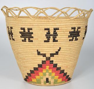 Mexican Polychrome Basket