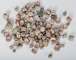 Sand Cast Glass Trade Beads, From the Collection of Roger Mussatti, Michigan