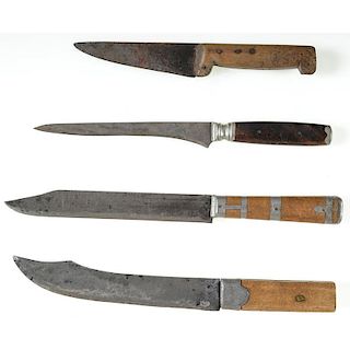 Collection of Knives with Inlay