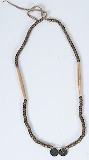 Plains Brass Bead Necklace