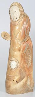 Inuit Carved Bone Sculpture
