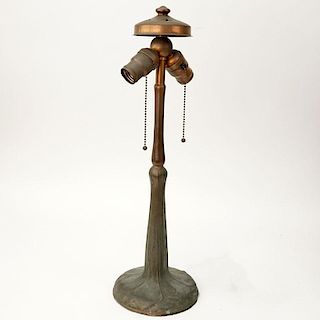 Handel Cast Metal Table Lamp Base.