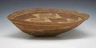 Large Native American basket, 20"dia