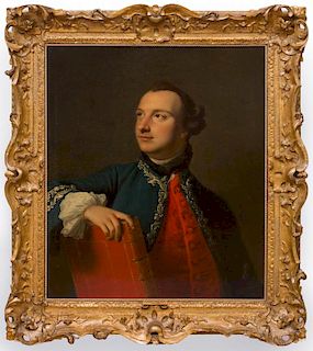 ATTRIBUTED TO ROBERT EDGE PINE (1742-1788): PORTRAIT OF A GENTLEMAN