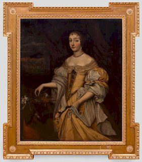STUDIO OF GERRIT VAN HONTHORST (1590-1656): PORTRAIT OF A LADY