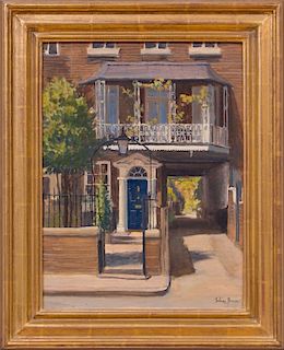 JULIAN BARROW (1939-2013): HOUSE ON CHEYNE WALK