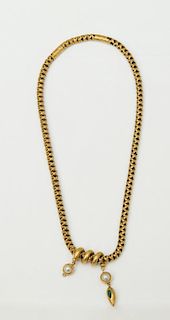 VICTORIAN GOLD CHAIN NECKLACE