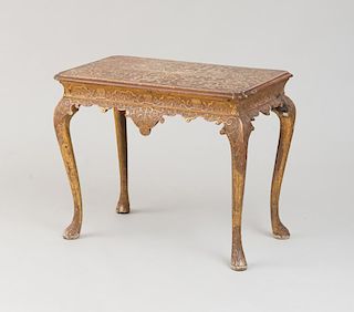 FINE GEORGE I CUT-GESSO AND GILTWOOD TABLE, ATTRIBUTED TO JAMES MOORE