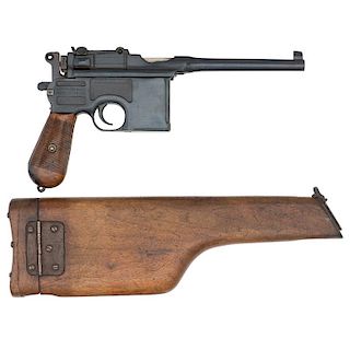 **Rare Austrian WWI Contract C-96 Mauser w/ Stock