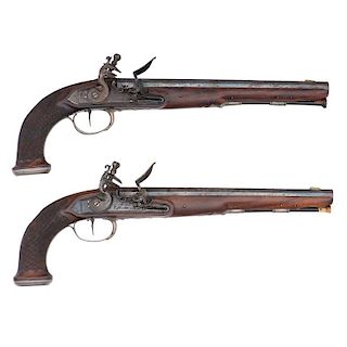 Pair of Joh Andreas Kuchenreuter Flintlock Pistols