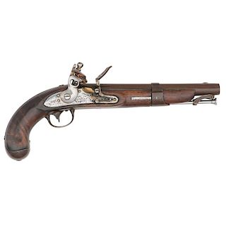 U.S. Model 1826 Navy Flintlock Pistol by North