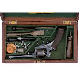 Cased Adams M1851 Pocket Revolver