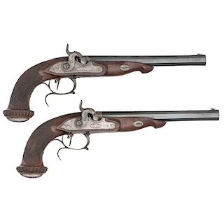 Pair of Percussion Pistols by Lepage A.Paris