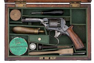 Cased 3rd Model Tranter Pocket Revolver