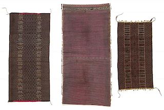 3 Antique Chin Tribal Textiles, Burma