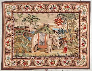Elephant Trainer Tapestry