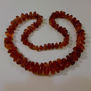 NATURAL AMBER NECKLACE - 94 GRAMS