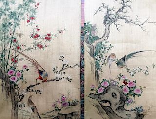 A BEAUTIFUL GROUP OF EIGHT PIESCES CHINESE ANTIQUE PAINTING