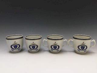A SET OF CHINESE ANTIQUE EXPORT CUPS