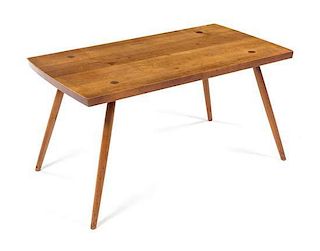George Nakashima, (Japanese/American, 1905-1990), an early low table, c.1960