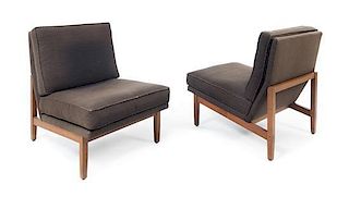 * Florence Knoll (American, b.1917), KNOLL, c.1955, a pair of lounge chairs