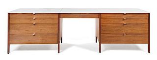 * Florence Knoll (American, b. 1917), KNOLL, 1960s, dresser, with floating desk/vanity