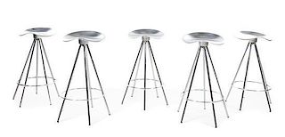 Pepe Cortes (Spain, b.1946), AMAT, a group of 5 Jamaica stools