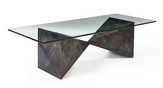 Paul Evans (American, 1931-1987), DIRECTIONAL, 1967, coffee table, model no. PE 13